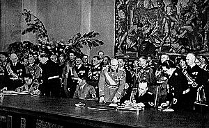 Germany entered into the Rome-Berlin Axis alliance with Italy