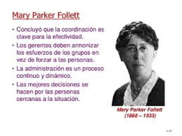 MARY PARTET FOLLET "MADRE DE LA GESTION MODERNA"
