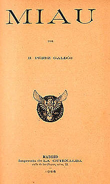 Miau, Benito Perez Galdos
