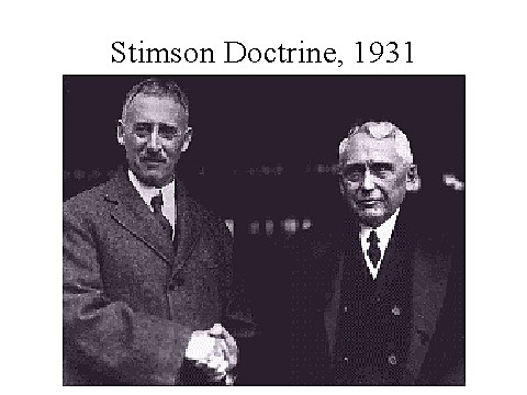 Stimson Doctrine