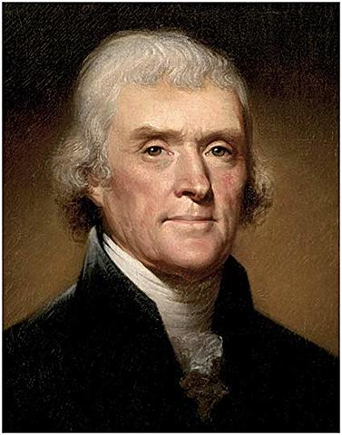 Thomas Jefferson elected President