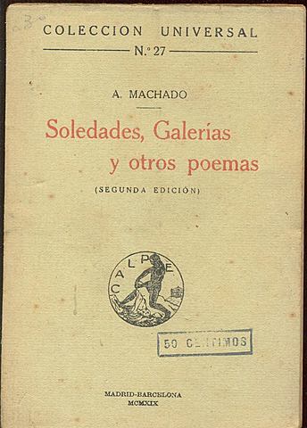 Soledades, de Antonio Machado