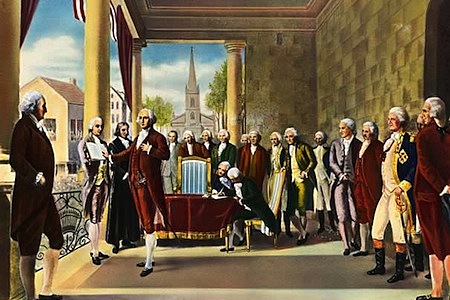 George Washington took Oath of Office as First President