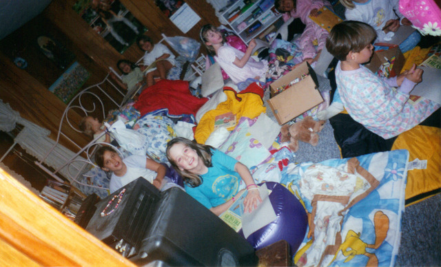 Hace nueve años que celebrí mi cumpleaños con mis amigas.