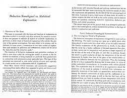 Deductive-Nomological vs. Statistical Explanation