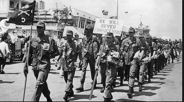 U. S. forces withdraw