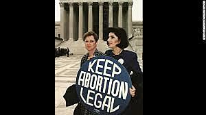 Roe V. Wade grants the legalization of women to have abortions.