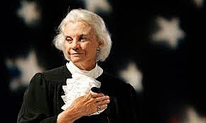 Sandra Day O'Connor becomes first woman to serve on the Supreme Court.
