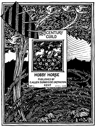 Fundació de la revista "The Hobby Horse" per  Arthur Mackmurdo