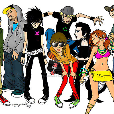 Timeline: Tribus Urbanas ... Presenta Araceli Nava Moreno y Daniel Galindo Miranda