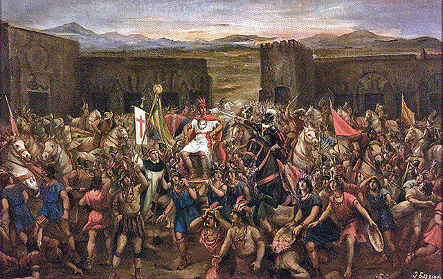 Captura del Inca Atahualpa