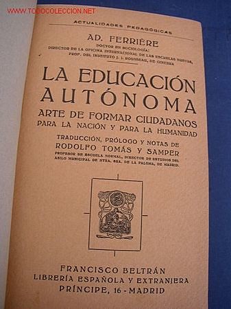EDUCACIÓN AUTÓNOMA