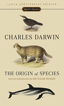 Darwin published his theory in the book The Origin of Species