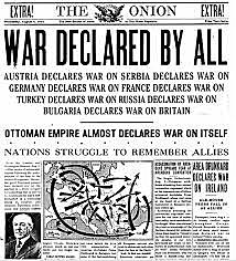 Serbia declared war on Germany. (Neidell, 2014)