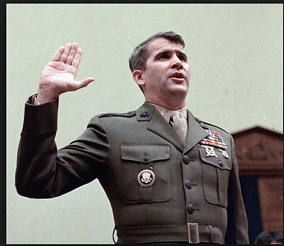 Oliver North convicted of Iran-contra role