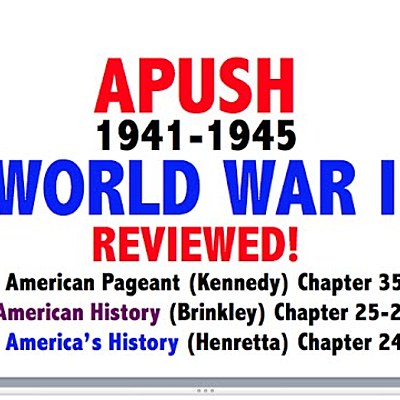 Timeline: Period 7 - Part 4: World War ll