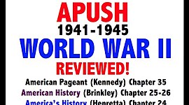 Timeline: Period 7 - Part 4: World War ll