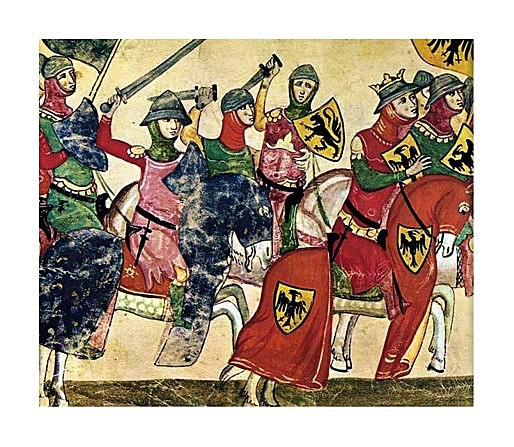 Matilde sbaraglia l'esercito di Enrico IV