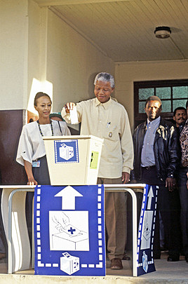 1 all race elections in S. Africa