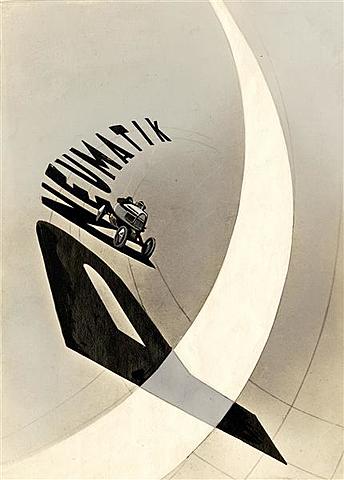 Cartel "Pneumatik". László Moholy - Nagy