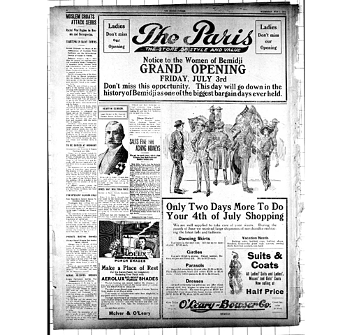 Local Paper "Moslem Croats Attack Serbs"