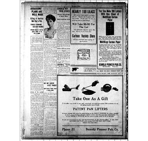 Austrian Heir Killing - "Plans made well"