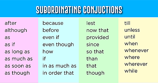 Conjunctions-and /but/oronj