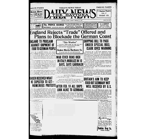 England "Rejects" Trade