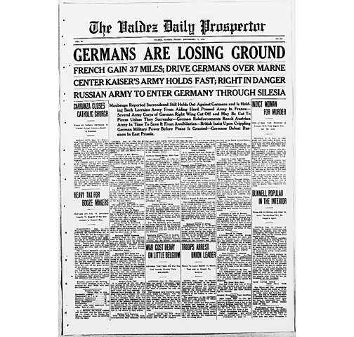 Germans Losing Ground