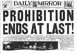 Political Discord and Repeal (Prohibition)