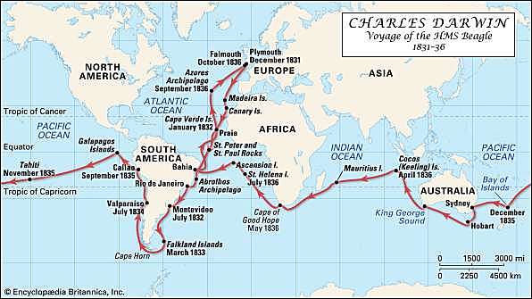 Voyage of HMS Beagle-Setting Sail