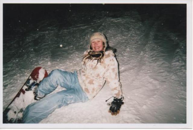 Hace tres años que hice snowboard.