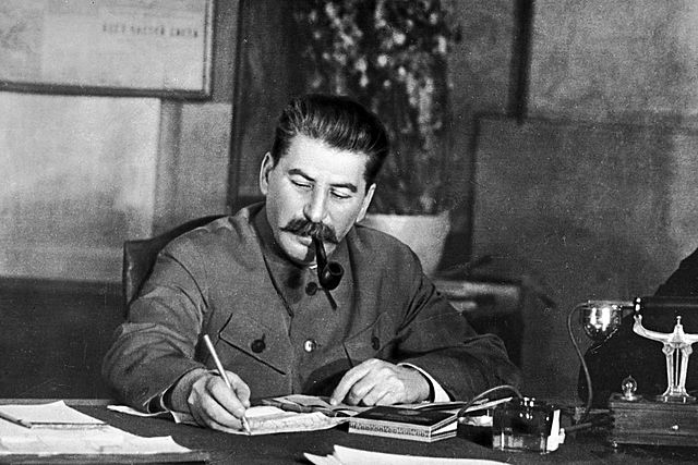 Stalin visited the agricultural regions