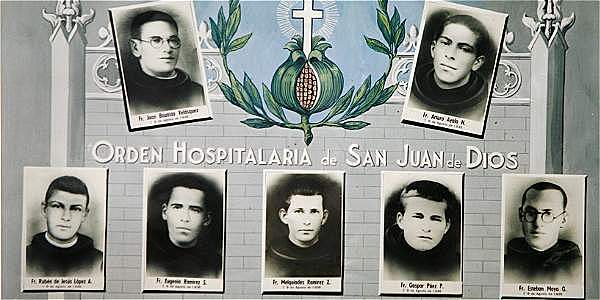 El papa Juan Pablo II beatifica a los siete mártires colombianos