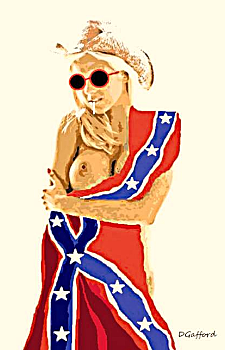 “Cowgirl Rebel" door Dave Gafford