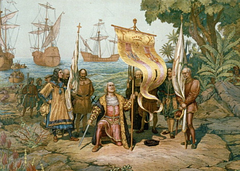 colombas reaches the Americas