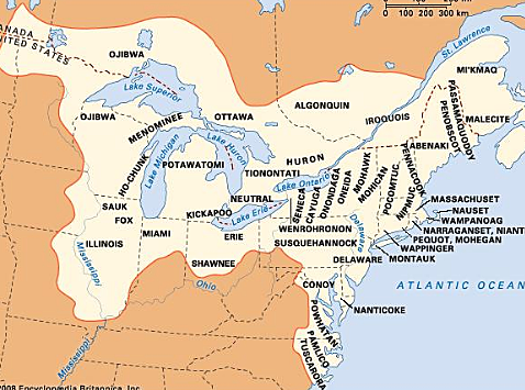 Eastern woodland people form iroqois cenfedefacy