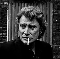 Johnny Hallyday, London door Anton Corbijn
