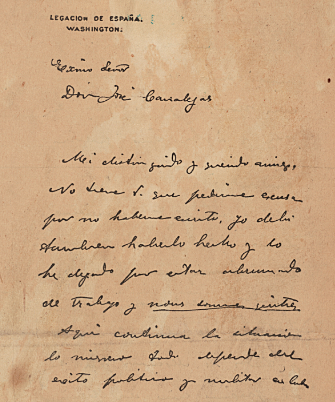 Publication of The DE LÔME Letter