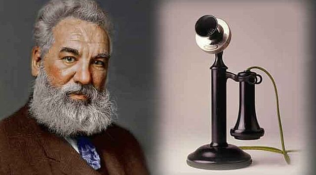 Alexander Graham Bell Invents Telephone