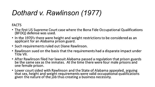 Dothard v. Rawlinson