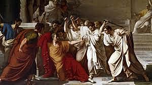 The death of Julius Caesar