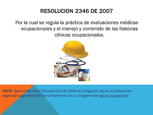 Resolución 2346 de 2007