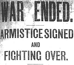 Armistice is signed between the US and Spain