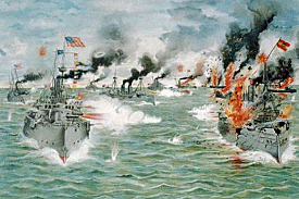 US attack on Manila Bay