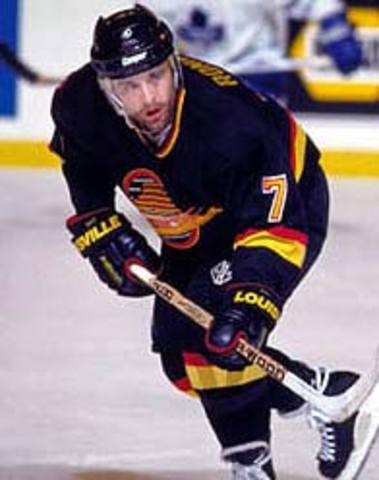 Geoff Courtnall, Cliff Ronning, and Robert Dirk for Garth Butcher and Dan Quinn acquired