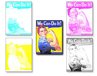 La separación de colores y litografía.