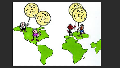 Untied States,Canada,Sweden and Norway bans CFC's