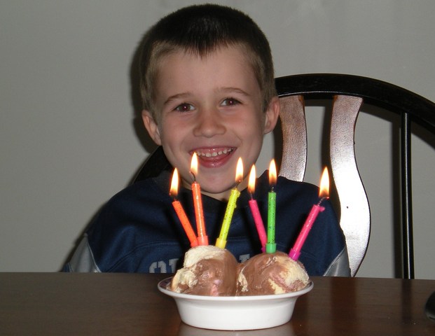 My sixth birthday!