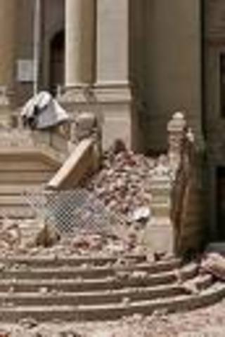 Santiago, Chile, is destroyed by an earthquake